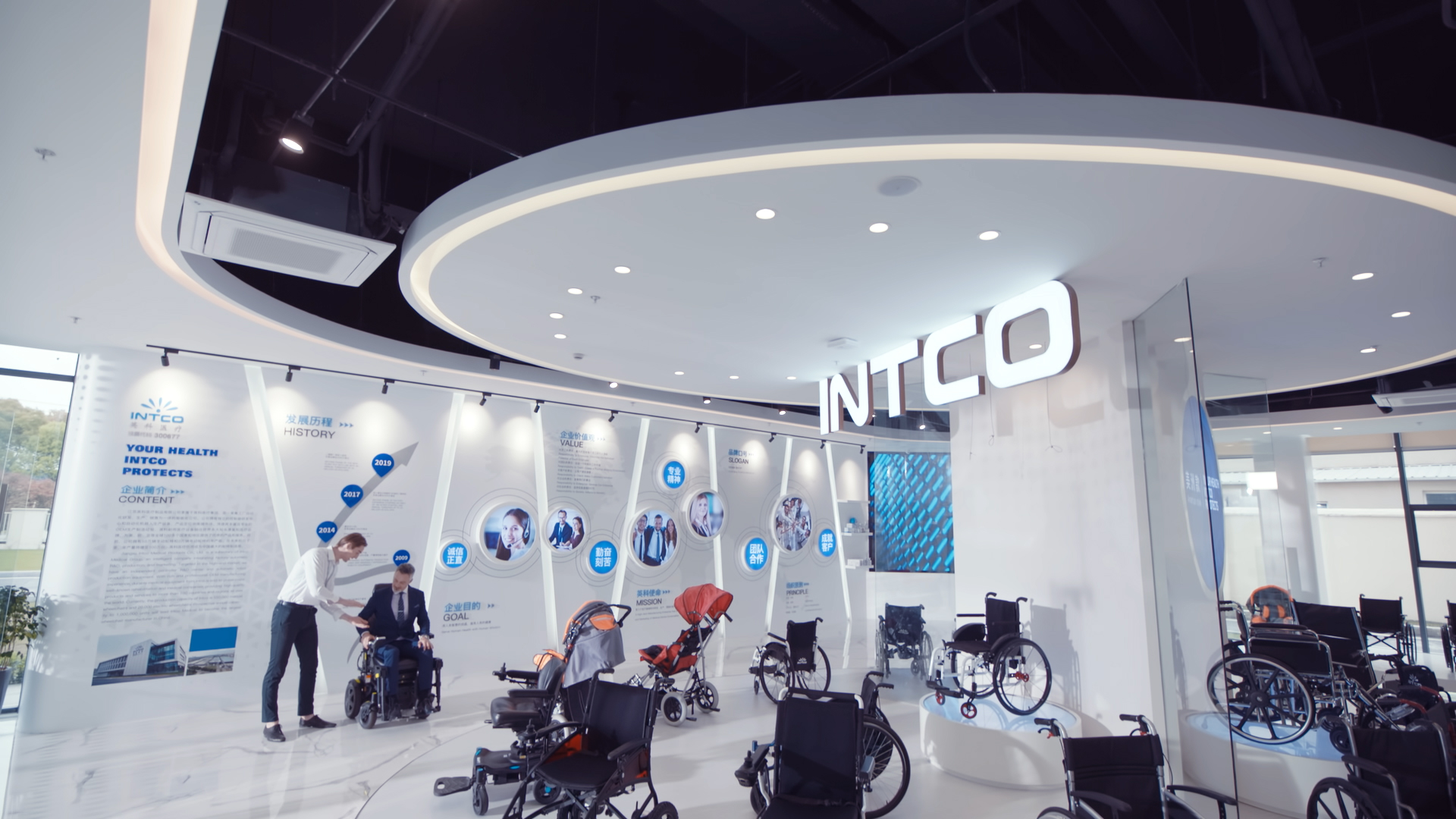 江苏壹定发医疗展厅